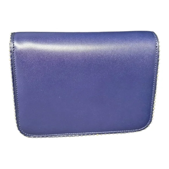 Salvatore Ferragamo Mini Vara Bow Crossbody Bag - Navy Blue - NWT - Picture 7 of 12